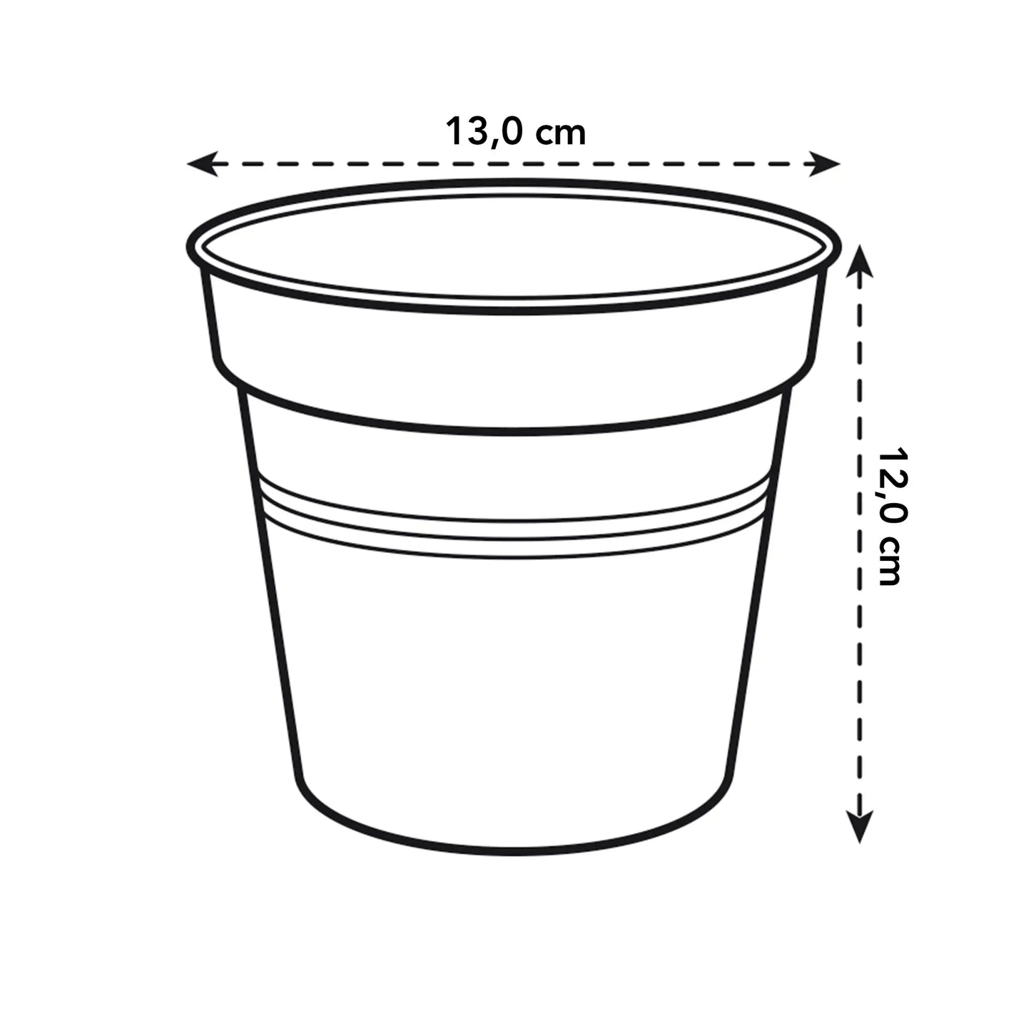 Maceta trasplante Green basics Growpot - Elho