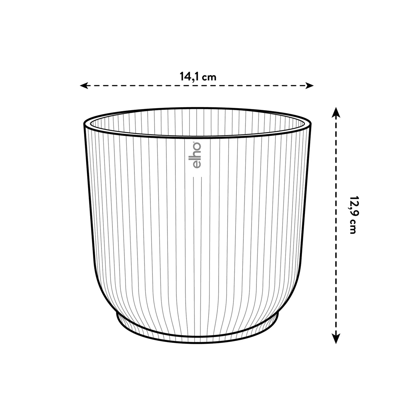 Maceta Vibes Fold Round - Elho